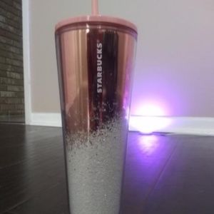 Starbucks Winter Pink Glitter Tumbler (24oz)